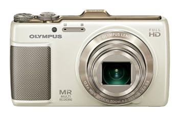 【中古】【良い】OLYMPUS デジタルカメラ SH-25MR ホワイト iHSテクノロジー GPS 電子コンパス内蔵 1600万画素 裏面照射型CMOS 光学12.5倍ズーム DUAL IS ハイビ