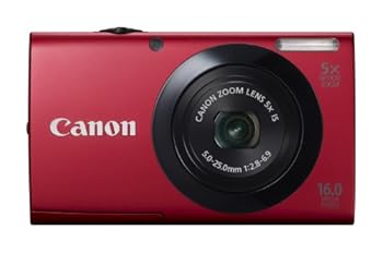 【中古】【良い】Canon デジタルカメラ PowerShot A3400IS レッド 光学5倍ズーム タッチパネル PSA3400IS(RE)
