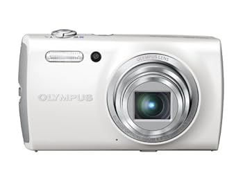 【中古】【良い】OLYMPUS デジタルカメラ VH-510 ホワイト iHSテクノロジー 1200万画素 裏面照射型CMOS 光学8倍ズーム DUAL IS ハイビジョンムービー 3.0型LCD 3D