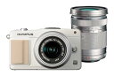 【中古】【良い】OLYMPUS ミラーレス一眼 PEN mini E-PM2 ダブルズームキット ホワイト E-PM2 DZKIT WHT(2)