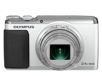 楽天スカイマーケットプラス【中古】【良い】OLYMPUS デジタルカメラ STYLUS SH-60 3軸フォト手ぶれ補正&ハイブリッド5軸ムービー手ぶれ補正 光学24倍&超解像48倍ズーム シルバー SH-60 SLV