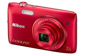 【中古】【良い】Nikon COOLPIX S3400 RED 