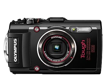 楽天スカイマーケットプラス【中古】【良い】OLYMPUS デジタルカメラ STYLUS TG-4 Tough ブラック 1600万画素CMOS F2.0 15m 防水 100kgf耐荷重 GPS+電子コンパス&内蔵Wi-Fi TG-4 BLK