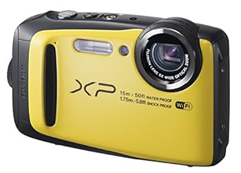 【中古】【良い】FUJIFILM デジタルカメラ XP90 防水 イエロー FX-XP90Y