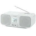 【中古】【良い】ソニー 赤外線 CDラジオカセットレコーダー CFD-S401 : FM/AM/ワイドFM対応 大型液晶/カラオケ機能搭載 電池駆動可能 ホワイ...