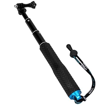 【中古】【良い】Foretoo (フォートゥー) 自撮り棒 19インチ ハンドグリップ 防水 調節可能 延長一脚ポール Gopro Hero 7 6 5 4 2 1 AKASO Xiaomi Yi SJCAM SJ400