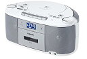 【中古】【良い】TOSHIBA CDラジオカセットレコーダー CUTEBEAT シルバー TY-CDS5(S)