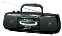 【中古】【良い】Panasonic ラジオカセット ブラック RX-FS22A-K