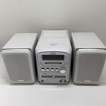 【中古】【良い】Victor ビクター JVC UX-QX1-W パールホワイト マイクロコンポーネントMDシステム (CD/MD/カセットコンポ)(本体CA-...