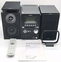 【中古】【良い】SONY MD搭載オールインワンコンポ CMT-M35WM B ブラック(2)