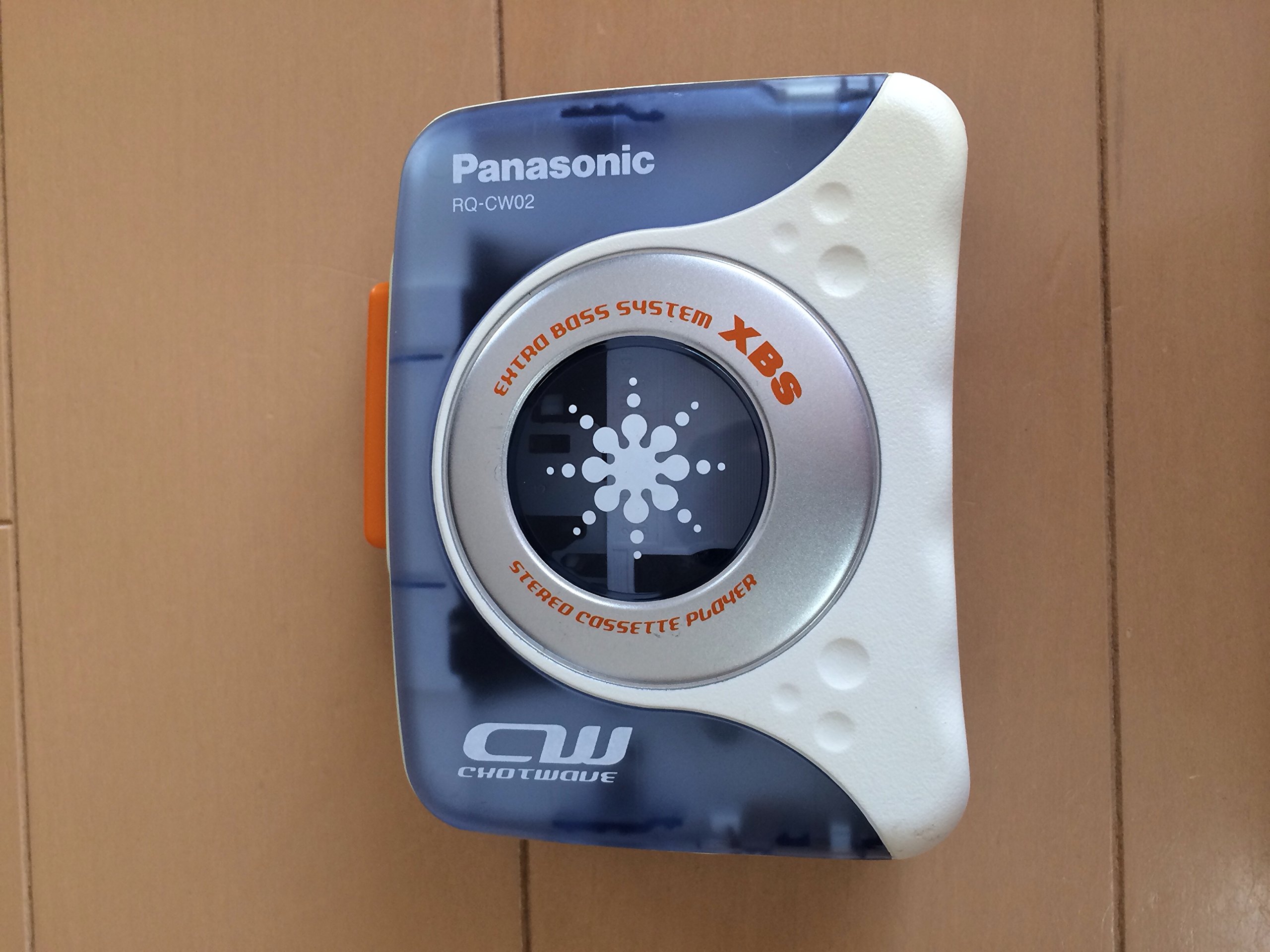 【中古】【非常に良い】Panasonic RQ-CW02-A ヘッドホンステレオ (ブルー)