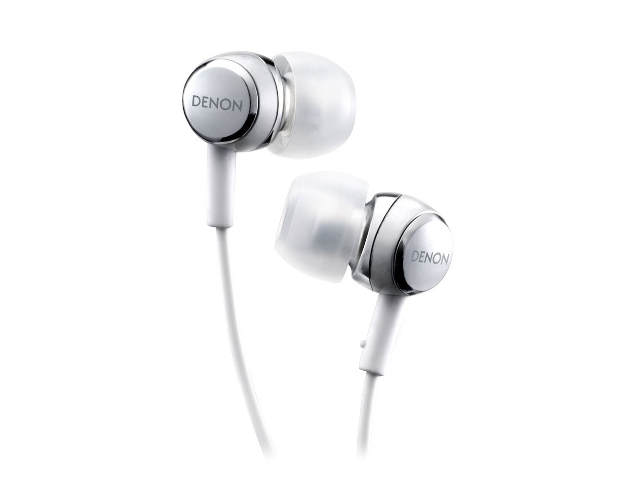 【中古】【非常に良い】Denon インナーイヤーヘッドホン ホワイト AH-C260-W