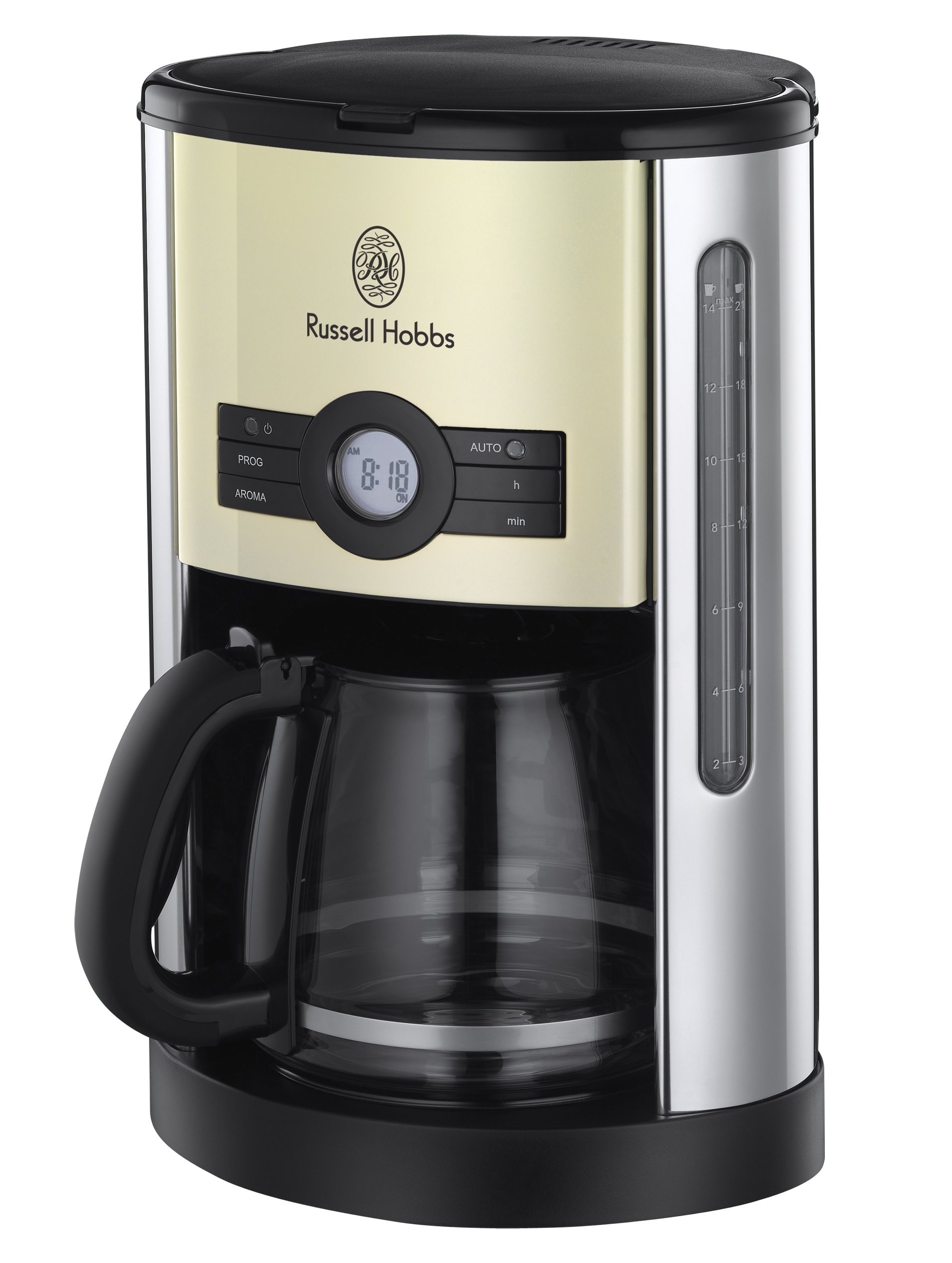 【メーカー名】ラッセルホブス(Russell Hobbs)【メーカー型番】【ブランド名】ラッセルホブス(Russell Hobbs)【商品説明】大石アンドアソシエイツ ラッセルホブス ヘリテージ コーヒーメーカー クリーム 18498JP・画像はイメージ写真ですので付属品など画像の通りではないこともございます。　付属品については商品タイトルに記載がない場合がありますので、　ご不明な場合はメッセージにてお問い合わせください。・当店ではレコード盤には商品タイトルに［レコード］と表記しております。　表記がない物はすべてCDですのでご注意ください。・当店では初期不良に限り、商品到着から7日間は返品を 受付けております。　お問い合わせ・メールにて不具合詳細をご連絡ください。・他モールとの併売品の為、完売の際はキャンセルご連絡させて頂きます。・中古品の商品タイトルに「限定」「初回」「保証」「DLコード」などの表記がありましても、　特典・付属品・帯・保証等は付いておりません。・電子辞書、コンパクトオーディオプレーヤー等のイヤホンは写真にありましても　衛生上、基本お付けしておりません。※未使用品は除く・品名に【import】【輸入】【北米】【海外】等の国内商品でないと把握できる表記商品について　国内のDVDプレイヤー、ゲーム機で稼働しない場合がございます。予めご了承の上、購入ください。・掲載と付属品が異なる場合は確認のご連絡をさせて頂きます。ご注文からお届けまで1、ご注文⇒ご注文は24時間受け付けております。2、注文確認⇒ご注文後、当店から注文確認メールを送信します。3、お届けまで3〜10営業日程度とお考えください。4、入金確認⇒前払い決済をご選択の場合、ご入金確認後、配送手配を致します。5、出荷⇒配送準備が整い次第、出荷致します。配送業者、追跡番号等の詳細をメール送信致します。6、到着⇒出荷後、1〜3日後に商品が到着します。　※離島、北海道、九州、沖縄は遅れる場合がございます。予めご了承下さい。・お電話でのお問合せは少人数で運営の為受け付けておりませんので、お問い合わせ・メールにてお願い致します。★お客様都合によるご注文後のキャンセル・返品は　お受けしておりませんのでご了承ください。