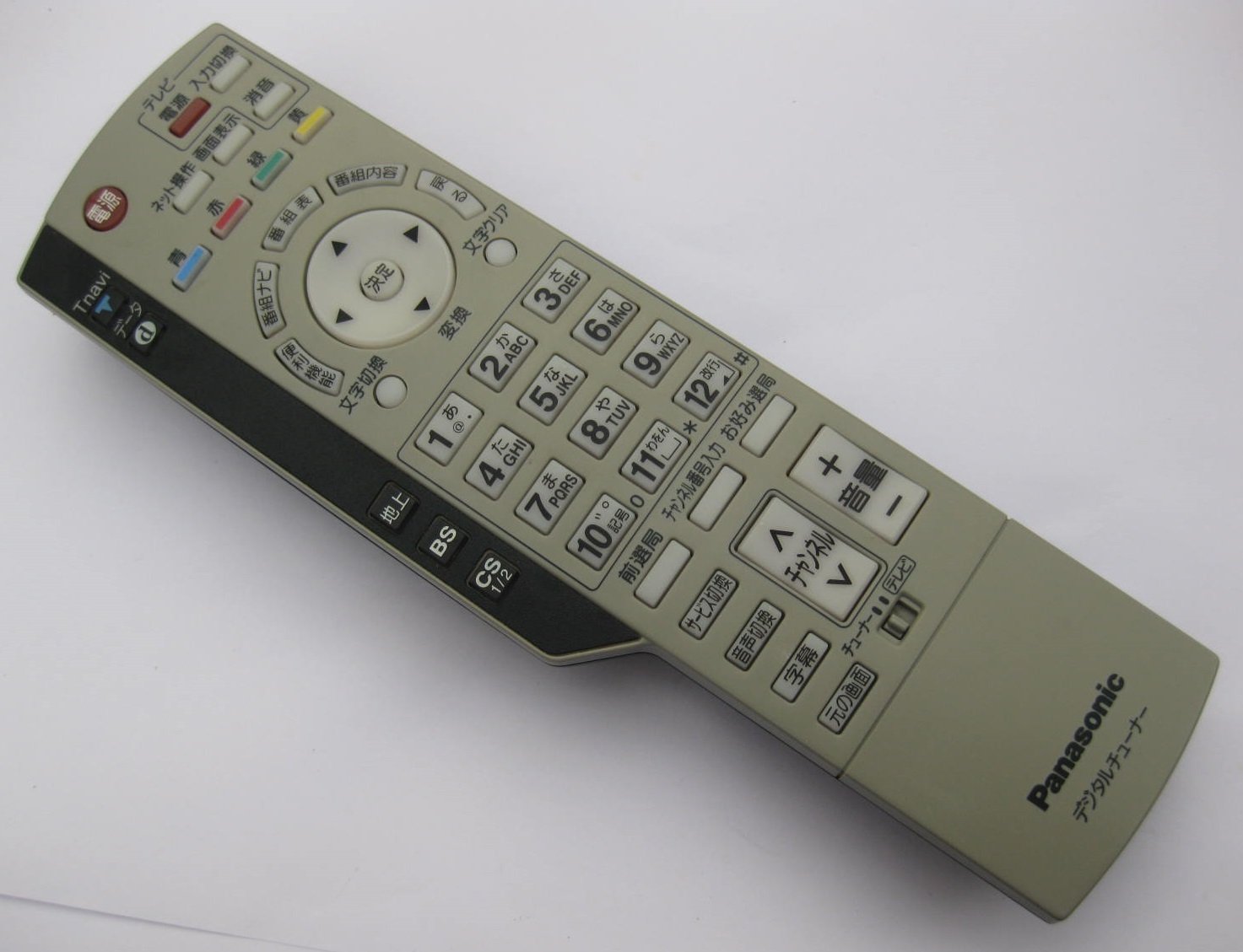 【中古】【非常に良い】Panasonic デジタルハイビジョンチューナー用リモコン EUR7630ZG0