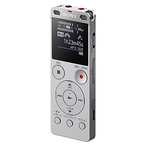 【中古】【非常に良い】ソニー ステレオICレコーダー FMチューナー付 4GB シルバー ICD-UX560F/S