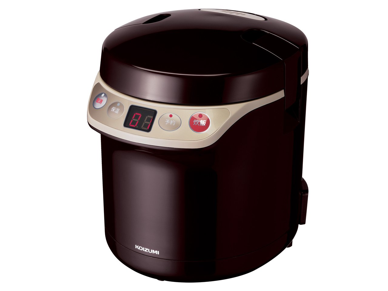 Ih - 10 People - 【中古】【非常に良い】コイズミ 小型炊飯器 ライスクッカーミニ ブラウン (0.5~1.5合) KSC-1511/T