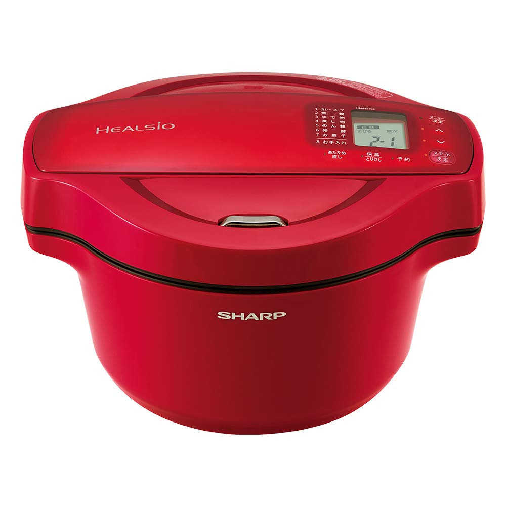 【未使用品】SHARP HEALSIO ホットクック 1.6リットル　レッド 楽天市場】シャープ kn-ht16e-r(レッド) healsio(ヘルシオ) ホット