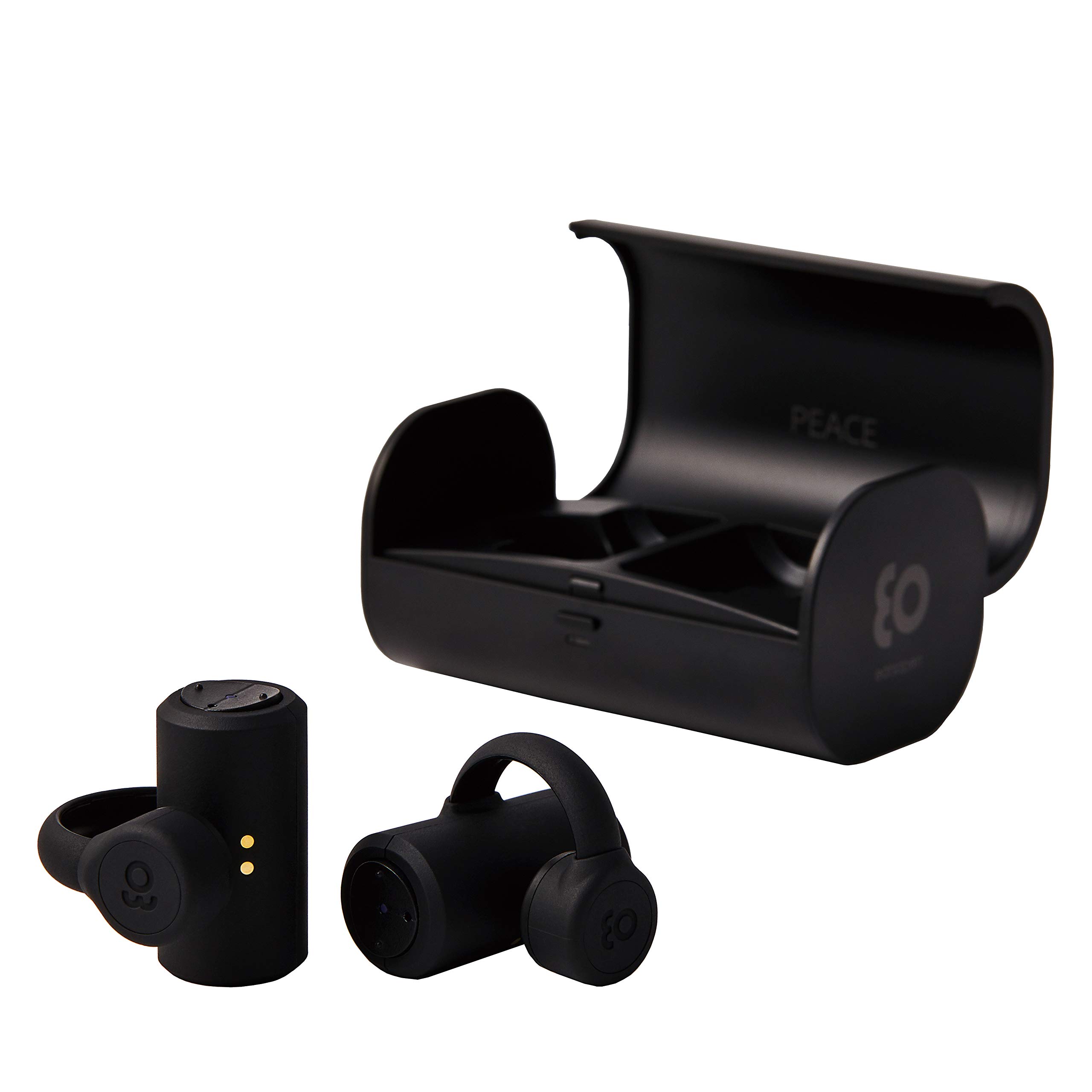 【中古】【非常に良い】BoCo 完全ワイヤレス Bluetooth 骨伝導イヤホン（ブラック）boco earsopen PEACE TW-1 BLACK PEACETW1BK