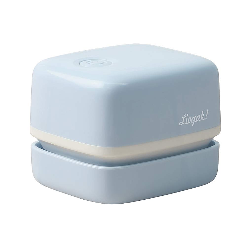 【中古】【非常に良い】ソニック 卓上クリーナー リビガク スージーコロン 乾電池式 ブルー LV-4641-B(2)