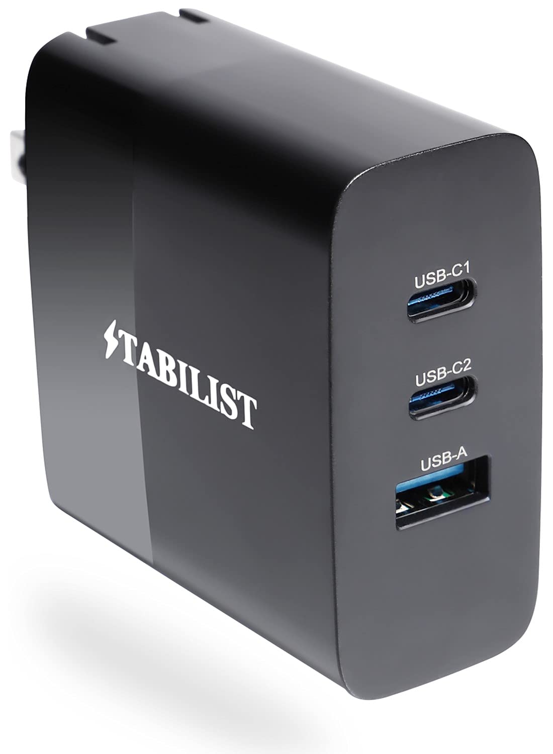 【中古】【非常に良い】【国内ブランド】 PD 充電器 USB Type-C 65W 3ポート GaN 折畳 PSE認証済 急速 PD3.0対応 USB-A USB-C 窒化ガリウム acアダプター パソコン 黒