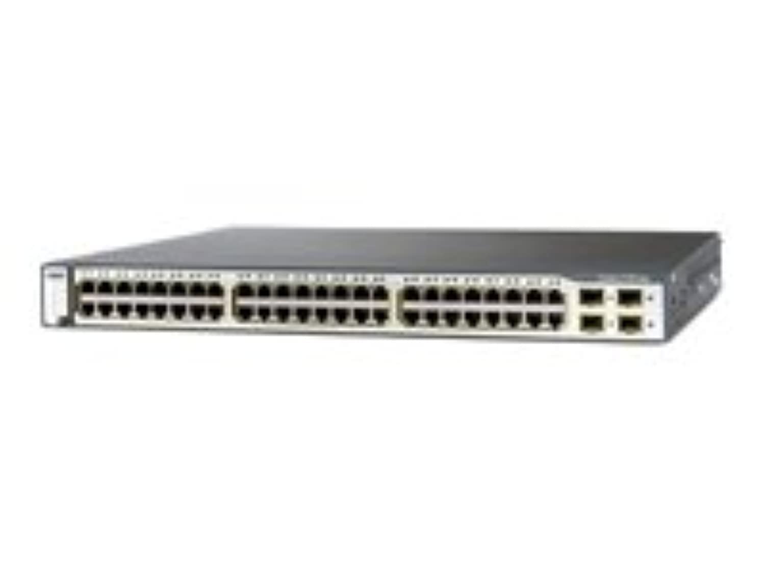 【中古】【非常に良い】CISCO Catalyst 3750-48PS-E スタッカブル マルチレイヤ イーサネット PoE対応 ..