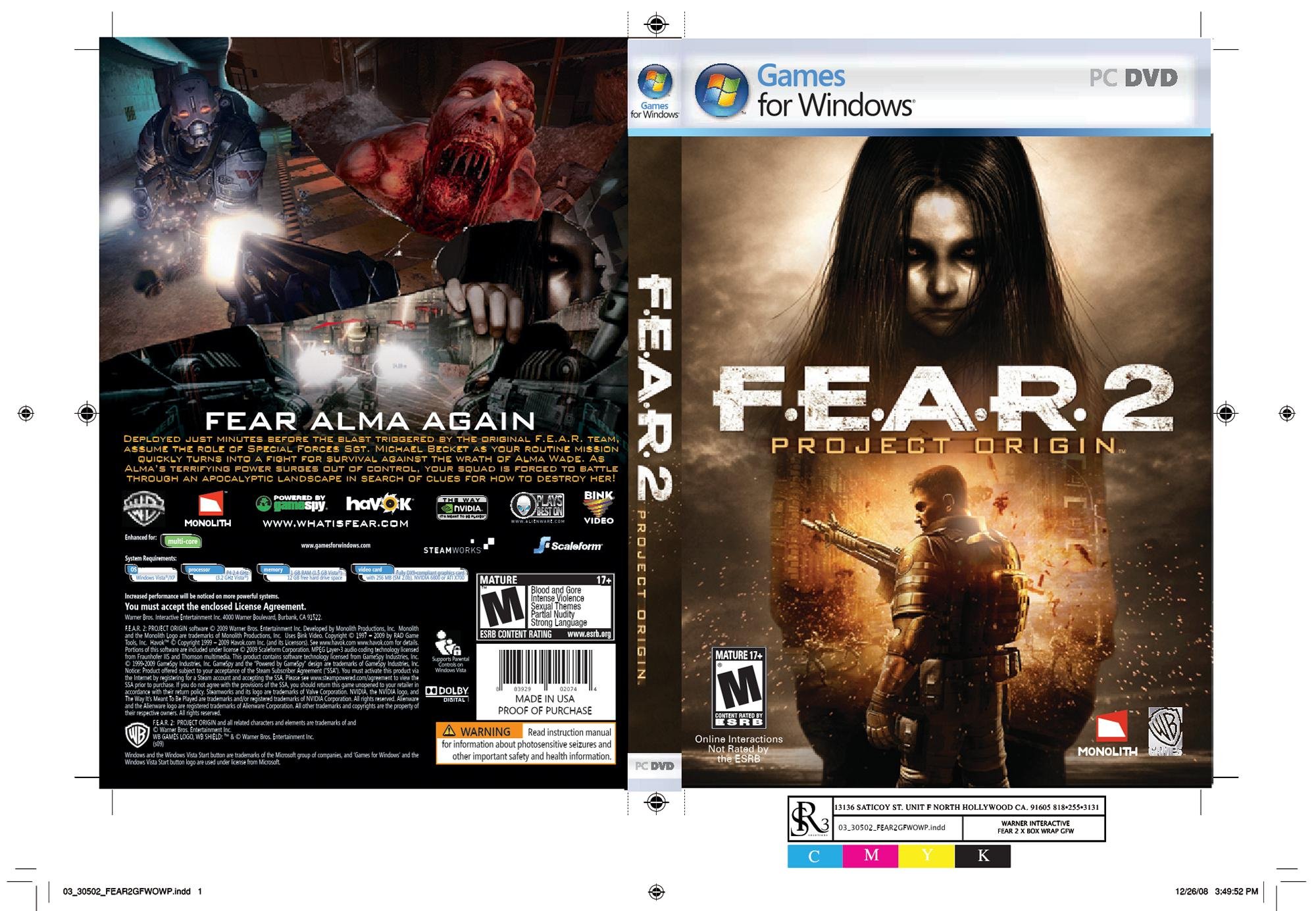 【中古】【非常に良い】F.E.A.R. 2: Project Origin (輸入版 北米)