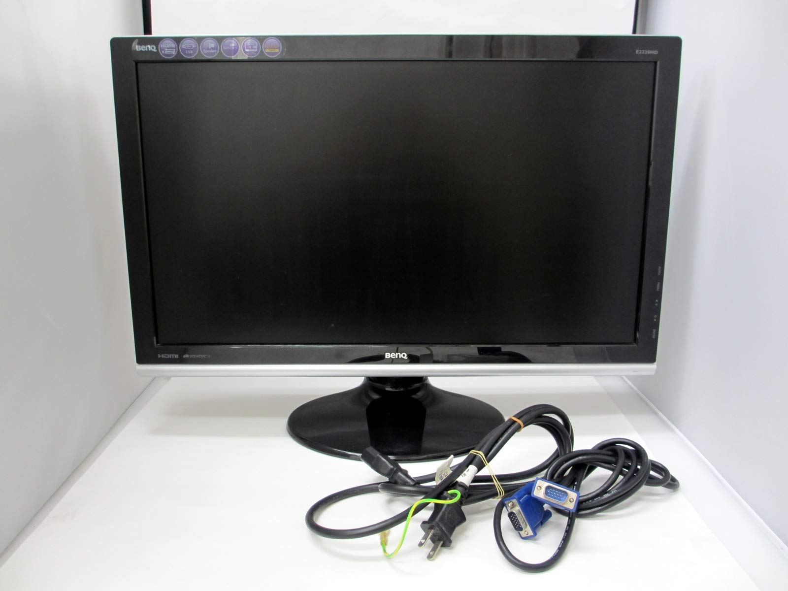 【中古】【非常に良い】BenQ 21.5型 LCDワイドモニタ E2220HD(グロッシーブラック) E2220HD