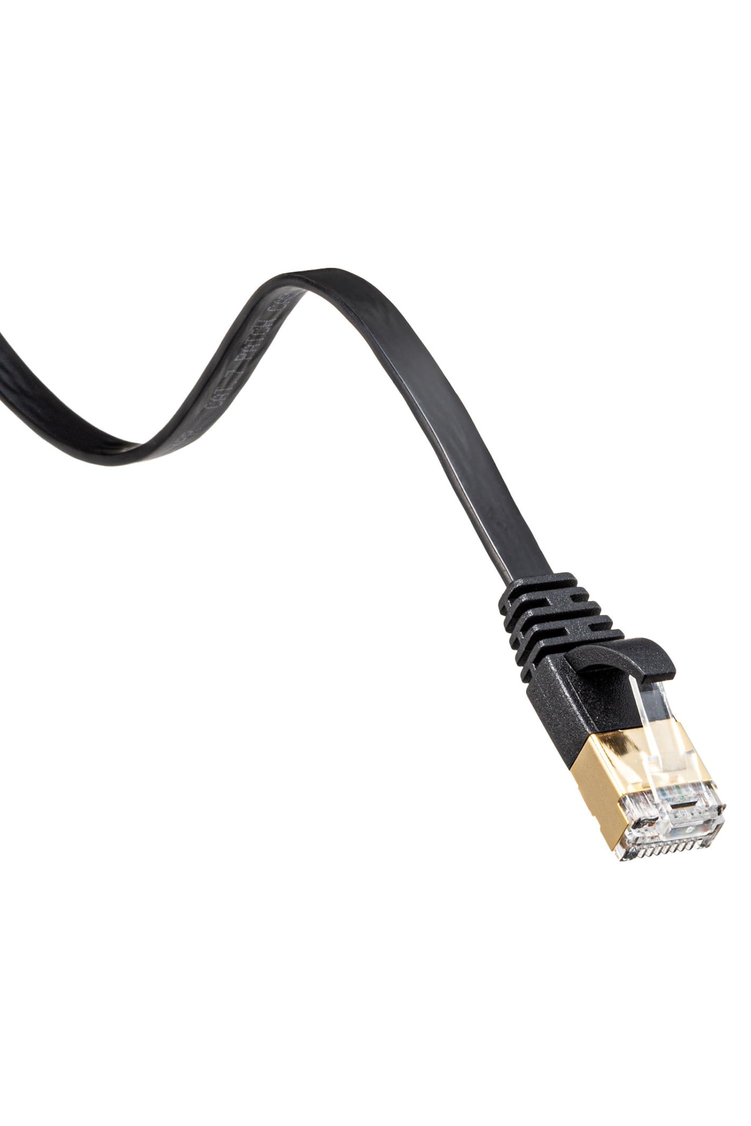 【中古】【非常に良い】サンワサプライ LANケーブル CAT7 (3m) フラット ツメ折れ防止 RJ45コネクタ 10Gbps/600MHz ギガビット イーサネットケーブル ブラック KB-FLU7-03BK