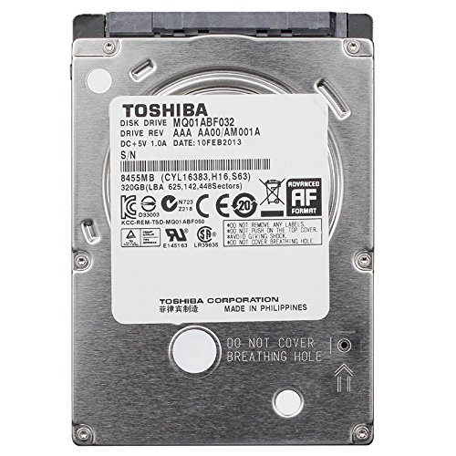 【中古】【非常に良い】東芝 2.5インチ HDD (SATA 6Gb/s / 320GB / 5400rpm / 8MB / 7mm厚) Hシリーズ MQ01ABF032
