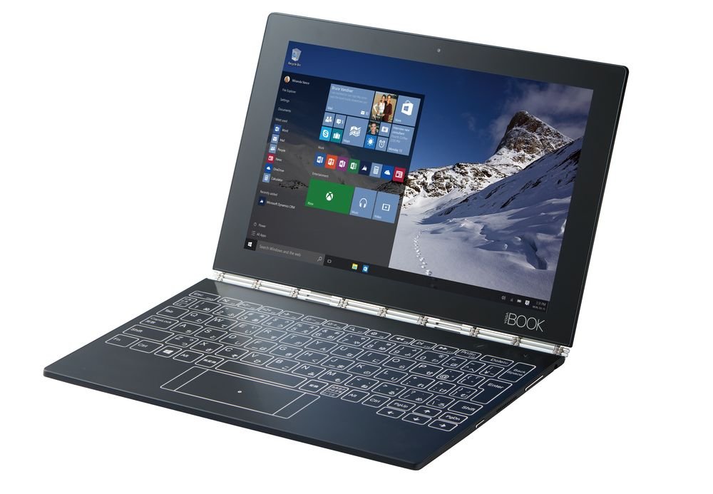 【中古】【非常に良い】Lenovo 2in1 タブレット YOGA BOOK ZA160003JP /Windows 10/SIMスロット/Office Mobile搭載/4GB/64GB/10.1インチ(2016年モデ