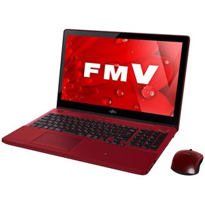【中古】【非常に良い】FMVA77B1R(ガ-ネットレッド) LIFEBOOK AHシリ-ズ 15.6型液晶