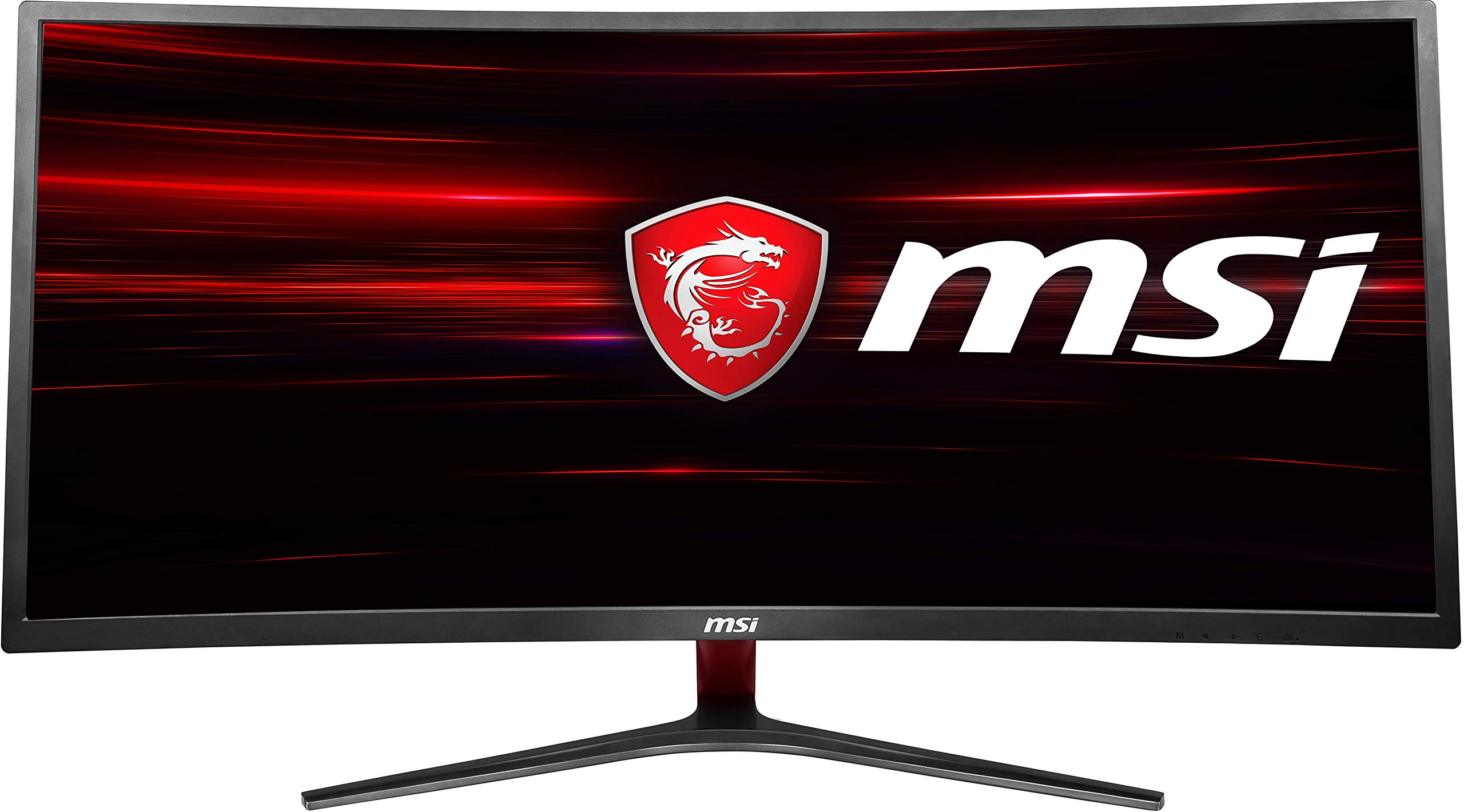 【中古】【非常に良い】MSI Optix MAG341CQ 湾曲 34インチ ゲーミングモニタ UWQHD 対応 ウルトラワイド (3440×1440) 3年保証 MN414
