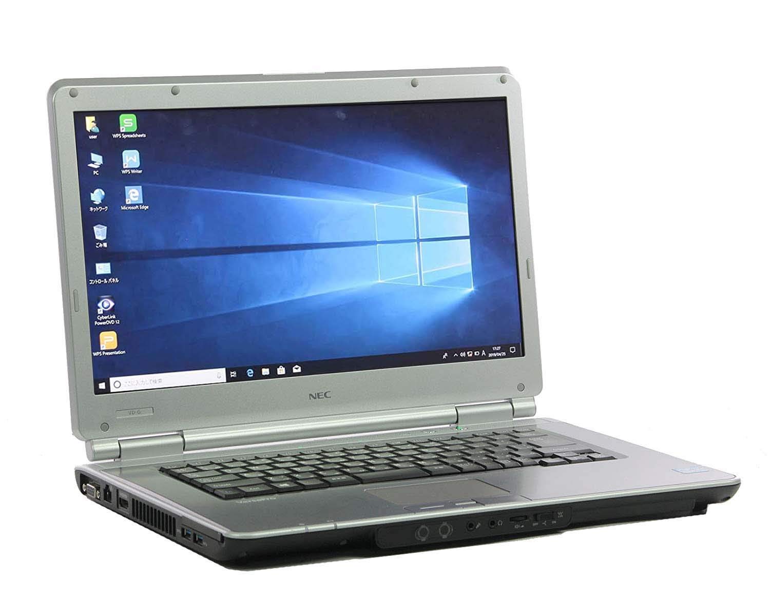 ����šۡ������ɤ���[ �辰���� / �Ρ���PC / WPS Office ] NEC VersaPro VK27MD-G Windows10 15.6����� Core i5 3340M 2.70GHz ����4GB