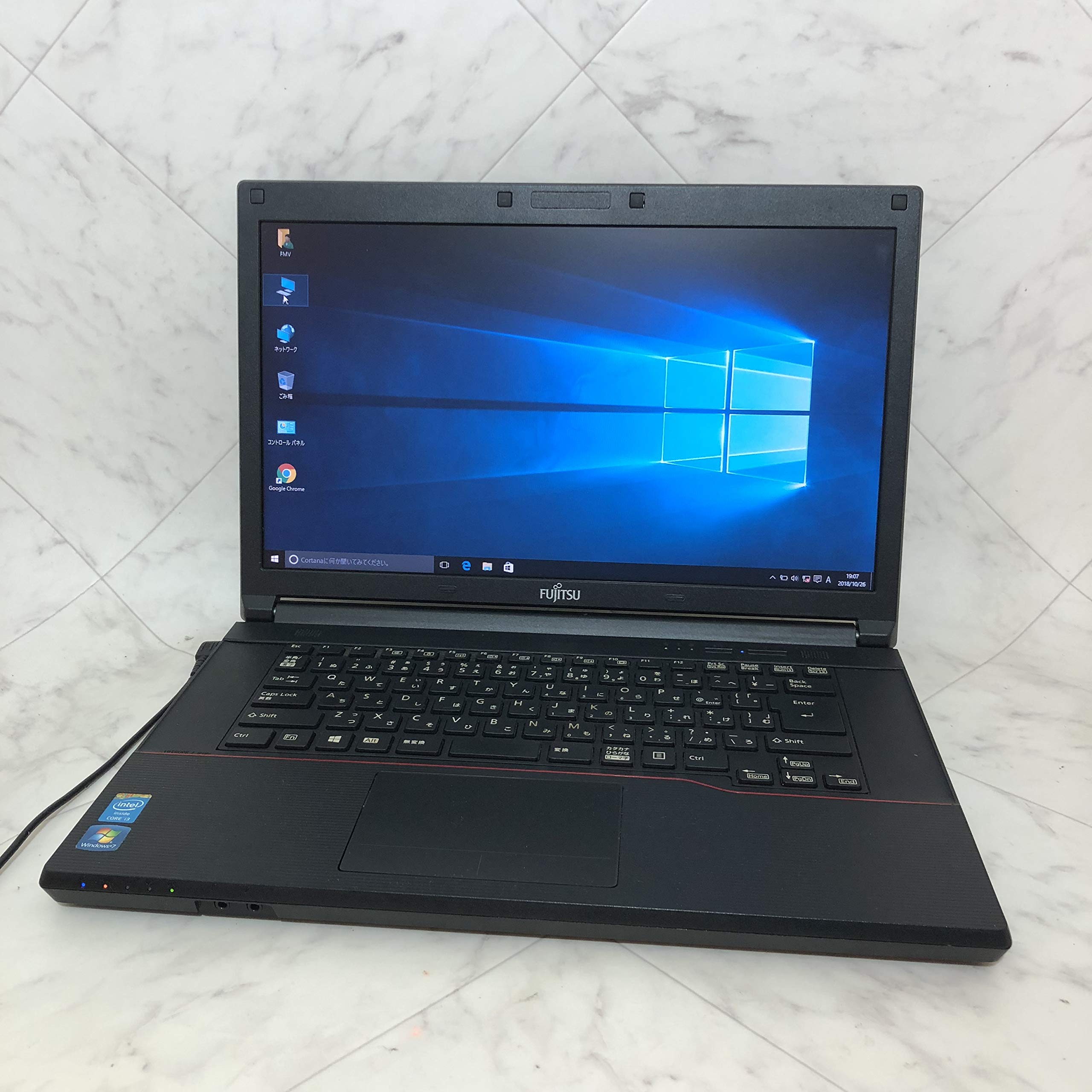【中古】【非常に良い】ノートパソコン 中古良品 15.6インチ 富士通 A574/H 第4世代 Core i3 4GB 320GB DVDマルチ 無線 Windows10 Office2013