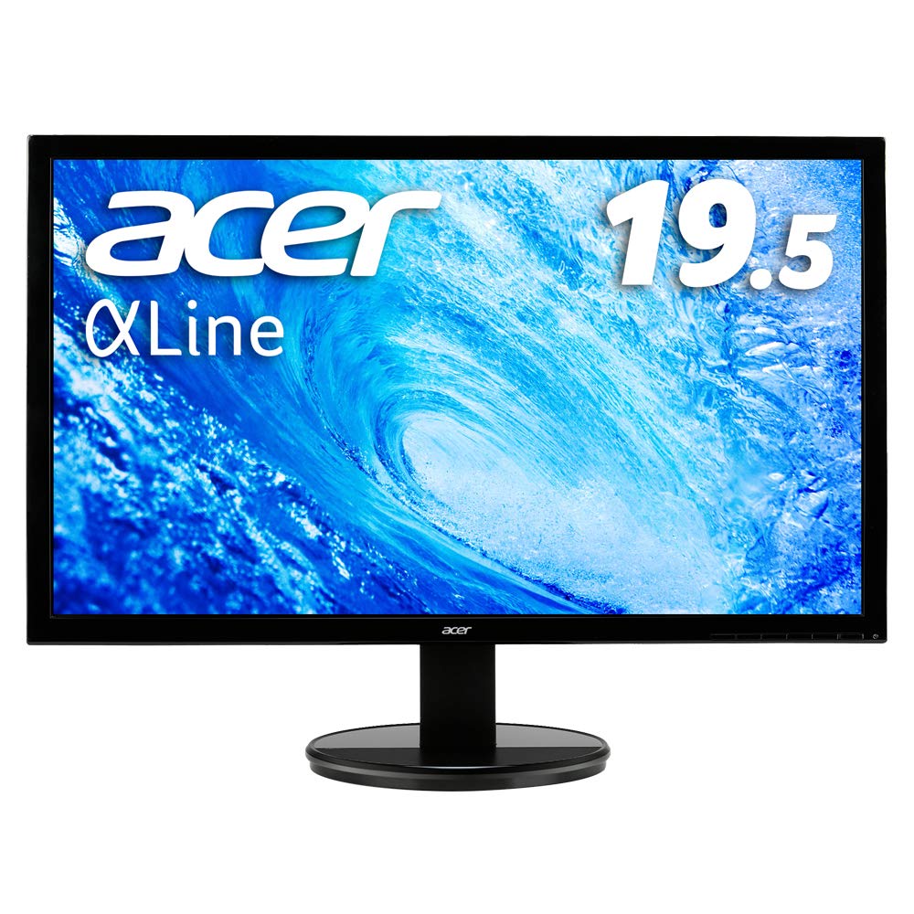 【中古】【非常に良い】Acer モニター AlphaLine K202HQLAbi 19.5インチ TN 非光沢 HD 5ms HDMI D-Sub VESAマウント対応 フリッカーレス ブルーライト軽減