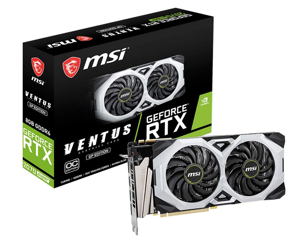 ATI Technologies - 【中古】【非常に良い】MSI GeForce RTX 2070 SUPER VENTUS GP OC グラフィックスボード VD7205