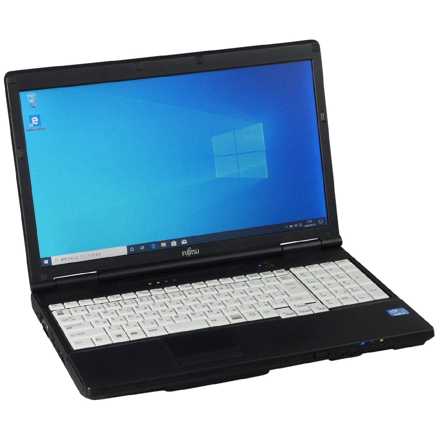 Apple - 【中古】【非常に良い】中古パソコン Windows10 ノートPC 一年保証 富士通 LIFEBOOK A572/F(FX) Core i5-3320M 2.6(〜最大3.3)GHz MEM:8GB HDD:320GB