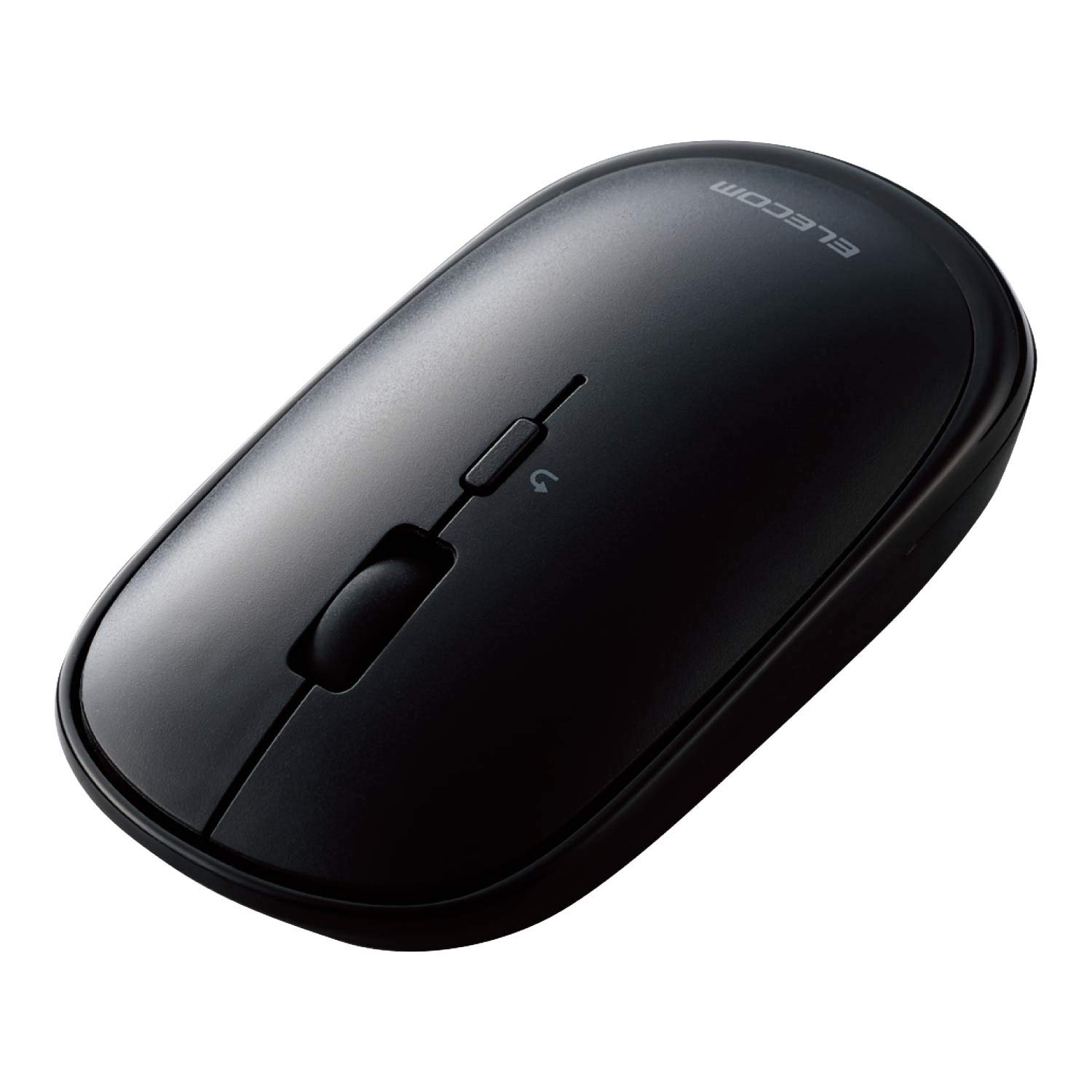 エレコム ワイヤレスマウス Bluetooth Slint M-TM10BBBK 薄型 静音 4ボタン プレゼンモード機能付 ポーチ付 Windows Mac Android iOS iPadOS