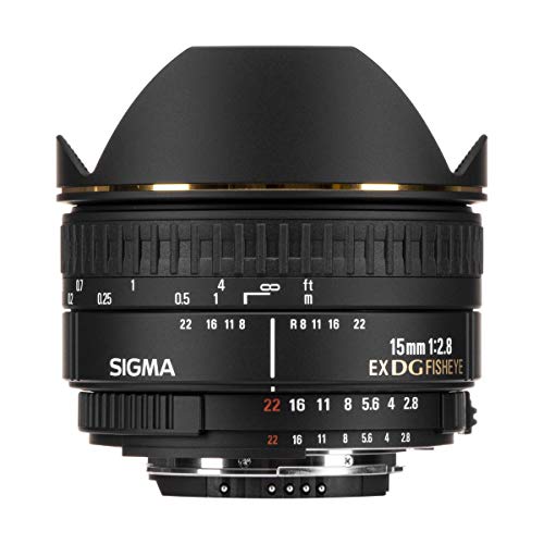 シグマ(Sigma) SIGMA 単焦点魚眼レンズ 15mm F2.8 EX DG DIAGONAL FISHEYE ニコン用 対角線魚眼 フルサイズ対応 476441
