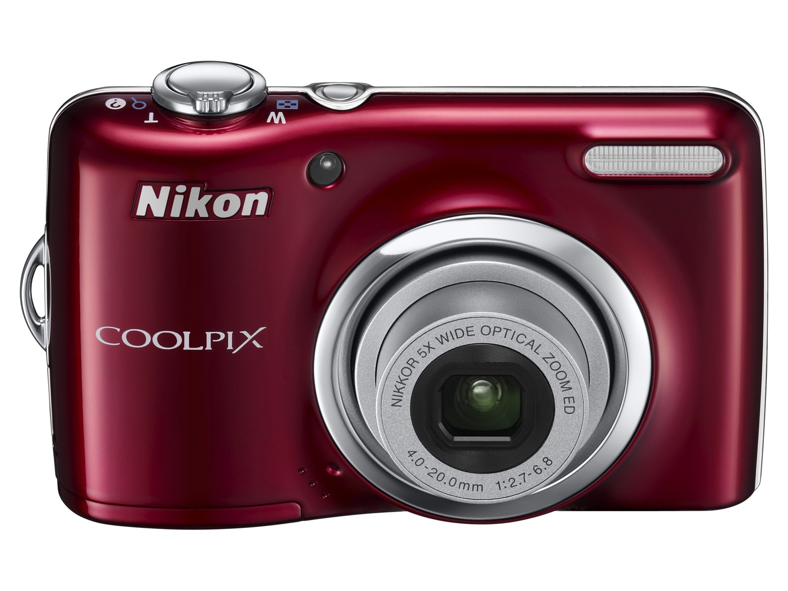 【中古】【非常に良い】NikonデジタルカメラCOOLPIX L23 レッド L23RD