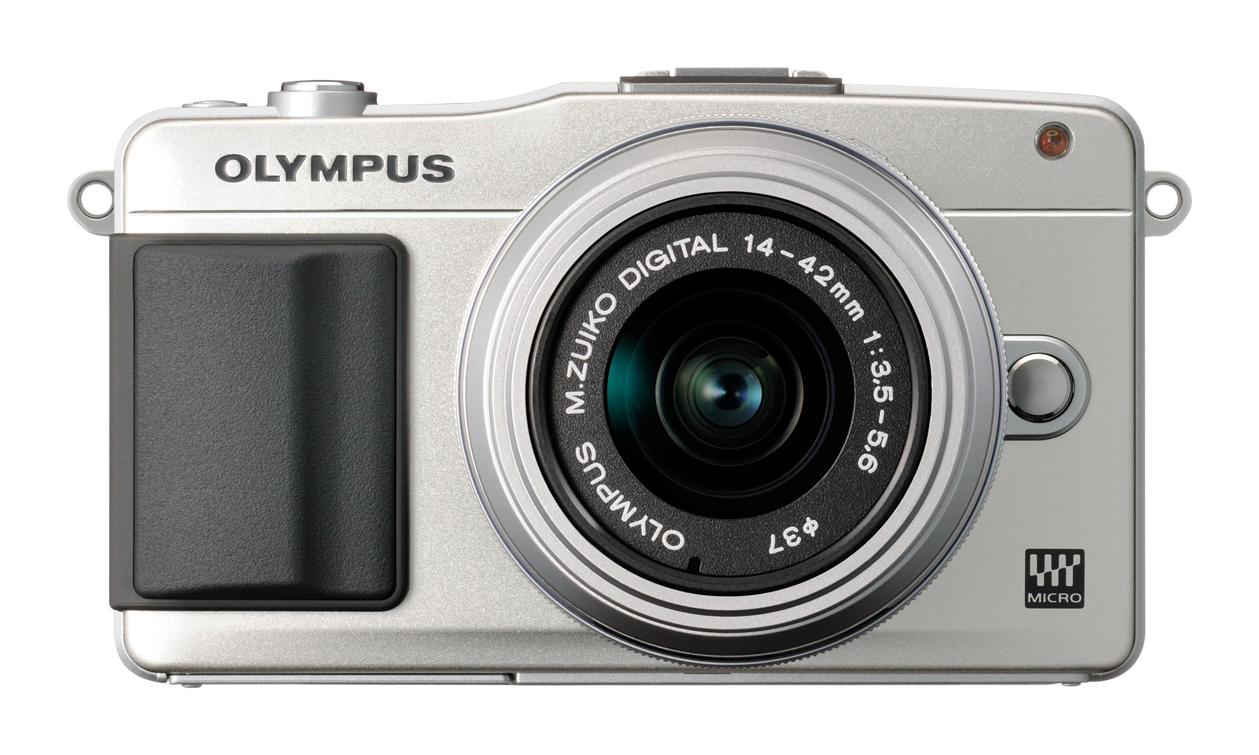 【中古】【非常に良い】OLYMPUS ミラーレス一眼 PEN mini E-PM2 レンズキット シルバー E-PM2 LKIT SLV