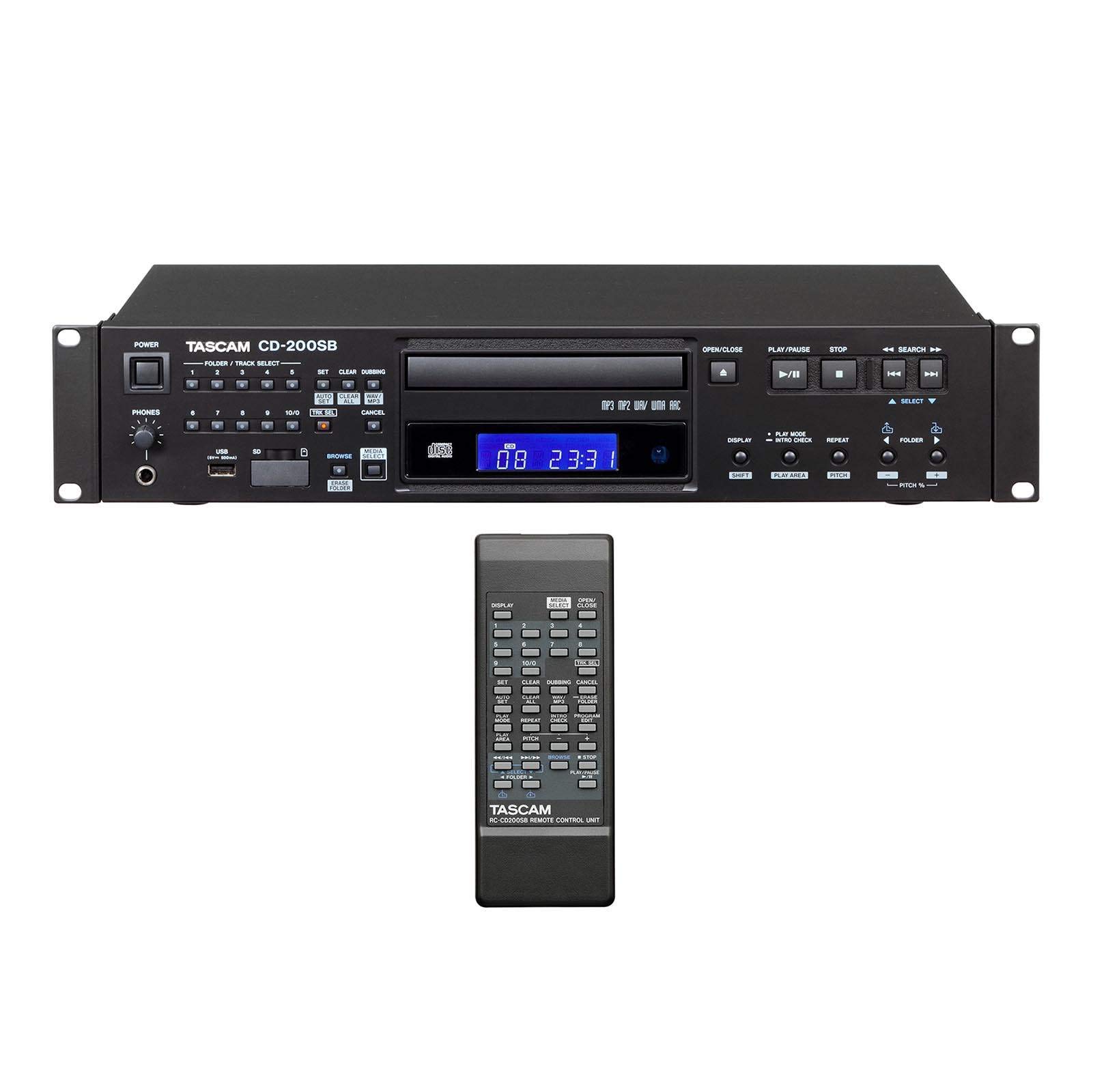 Other - 【中古】【非常に良い】TASCAM CDプレーヤー 業務用 SD/SDHCカード・USBメモリー対応 CD-200SB