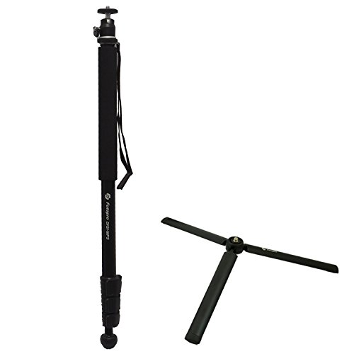 【中古】【非常に良い】Fotopro 一脚+サポート三脚 DIGI-MPS ブラック 4段 自立式 自由雲台 アルミ 816..