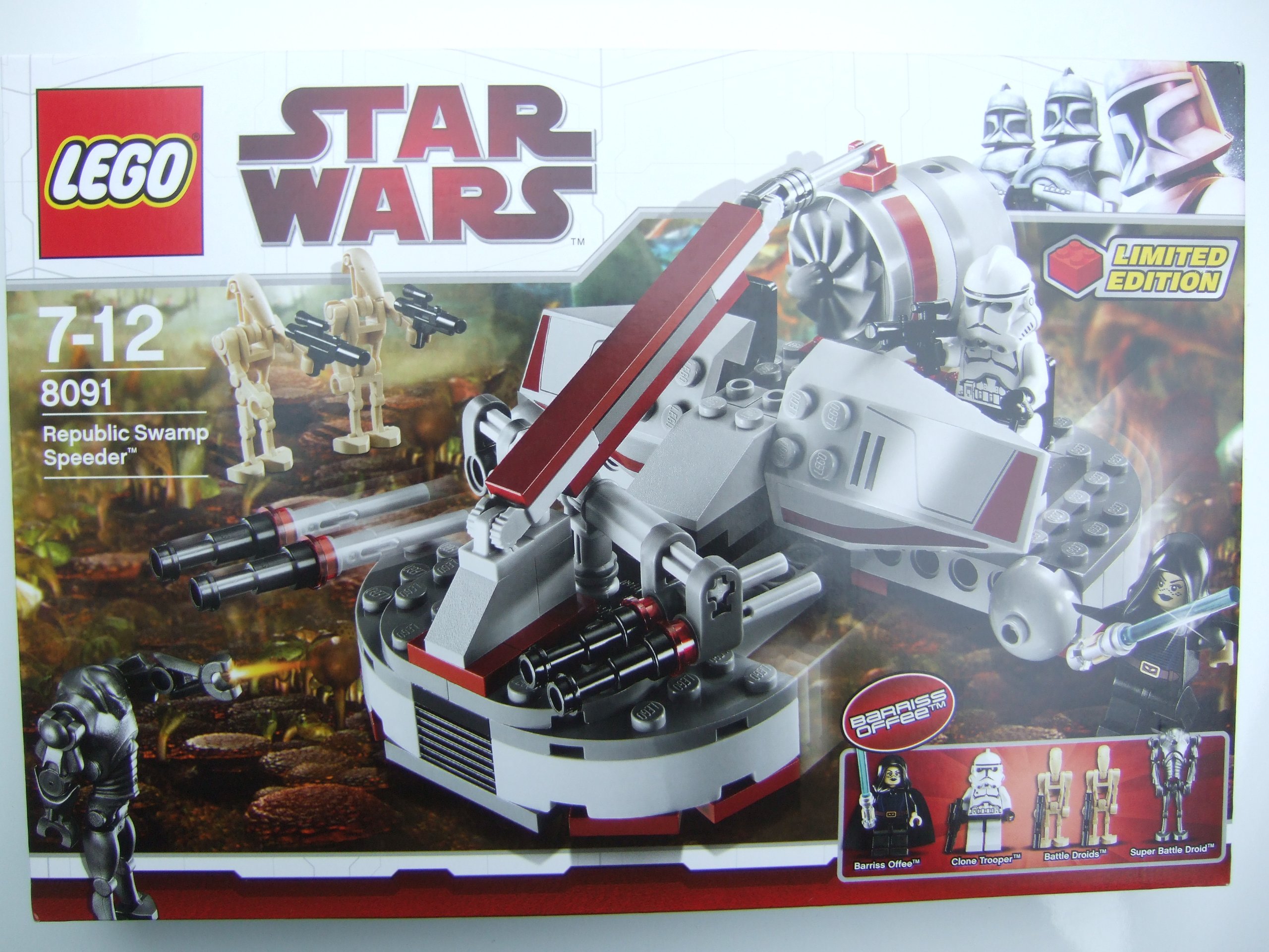 【メーカー名】レゴ (LEGO)【メーカー型番】【ブランド名】LEGO(レゴ)【商品説明】レゴ スターウォーズ セット #8091 リパブリック Swamp Speeder・画像はイメージ写真ですので付属品など画像の通りではないこともございます。　付属品については商品タイトルに記載がない場合がありますので、　ご不明な場合はメッセージにてお問い合わせください。・当店ではレコード盤には商品タイトルに［レコード］と表記しております。　表記がない物はすべてCDですのでご注意ください。・当店では初期不良に限り、商品到着から7日間は返品を 受付けております。　お問い合わせ・メールにて不具合詳細をご連絡ください。・他モールとの併売品の為、完売の際はキャンセルご連絡させて頂きます。・中古品の商品タイトルに「限定」「初回」「保証」「DLコード」などの表記がありましても、　特典・付属品・帯・保証等は付いておりません。・電子辞書、コンパクトオーディオプレーヤー等のイヤホンは写真にありましても　衛生上、基本お付けしておりません。※未使用品は除く・品名に【import】【輸入】【北米】【海外】等の国内商品でないと把握できる表記商品について　国内のDVDプレイヤー、ゲーム機で稼働しない場合がございます。予めご了承の上、購入ください。・掲載と付属品が異なる場合は確認のご連絡をさせて頂きます。ご注文からお届けまで1、ご注文⇒ご注文は24時間受け付けております。2、注文確認⇒ご注文後、当店から注文確認メールを送信します。3、お届けまで3〜10営業日程度とお考えください。4、入金確認⇒前払い決済をご選択の場合、ご入金確認後、配送手配を致します。5、出荷⇒配送準備が整い次第、出荷致します。配送業者、追跡番号等の詳細をメール送信致します。6、到着⇒出荷後、1〜3日後に商品が到着します。　※離島、北海道、九州、沖縄は遅れる場合がございます。予めご了承下さい。・お電話でのお問合せは少人数で運営の為受け付けておりませんので、お問い合わせ・メールにてお願い致します。★お客様都合によるご注文後のキャンセル・返品は　お受けしておりませんのでご了承ください。