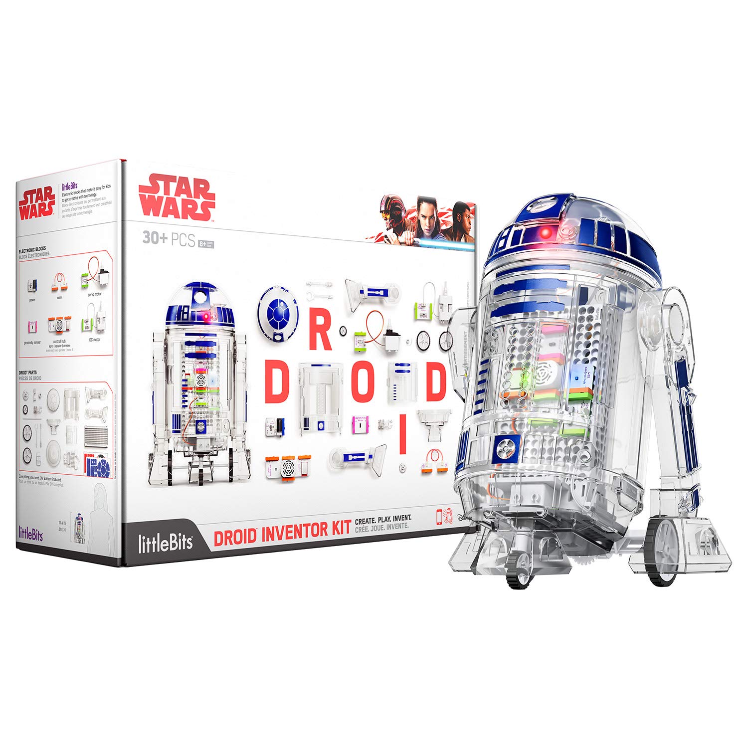 【中古】【非常に良い】littleBits STAR WARS R2-D2 ドロイド キット Droid Inventor Kit
