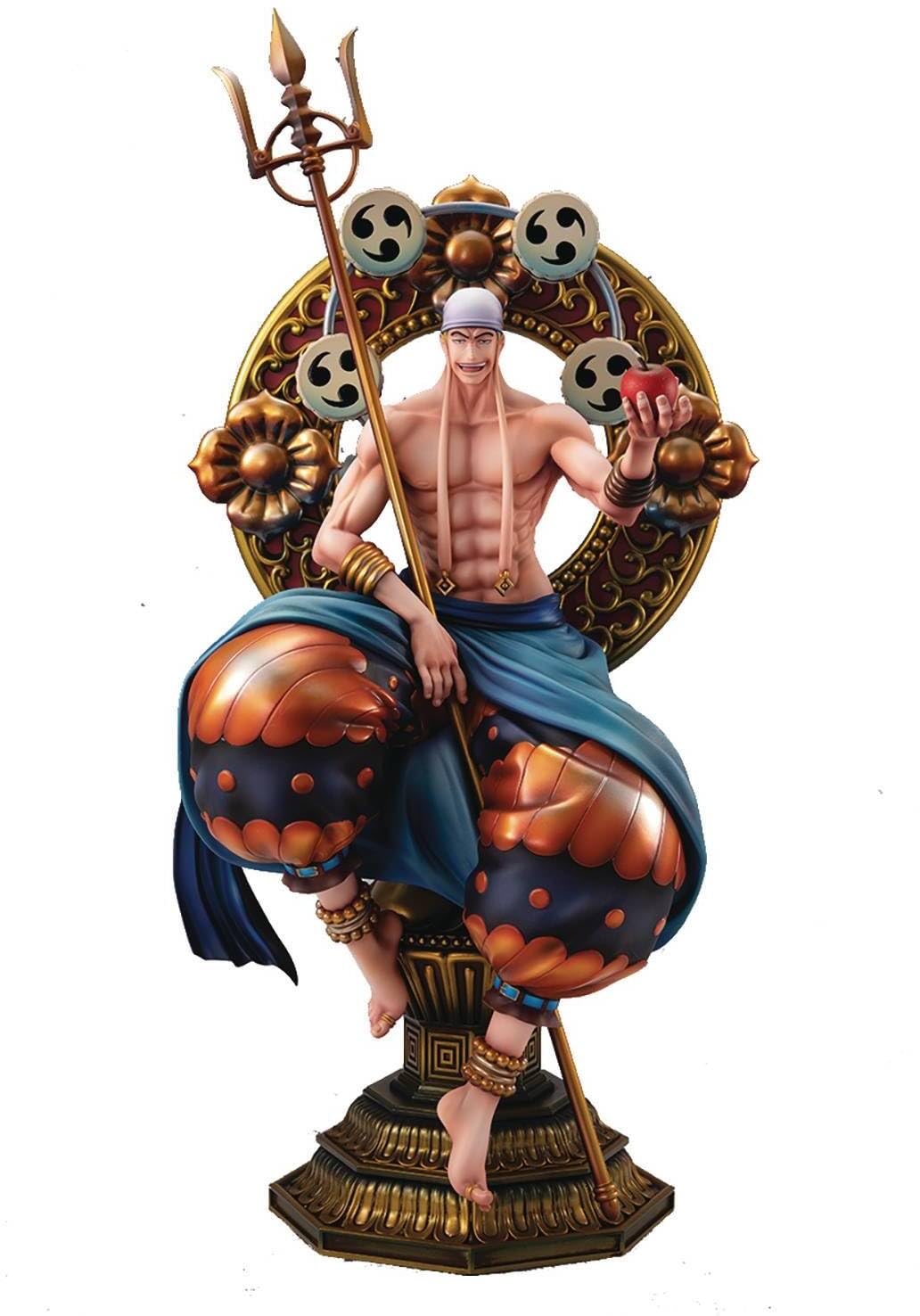 【中古】【非常に良い】Megahouse - ワンピース - NEO-Maximum - スカイピア神エナルの唯一の神、海賊の肖像画 コレクターフィギュア