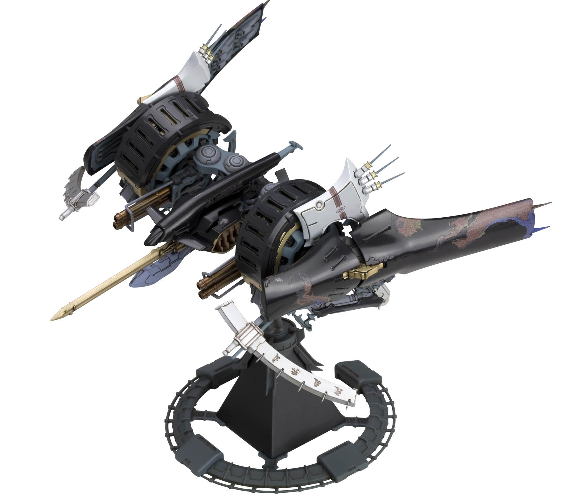 【中古】【非常に良い】コトブキヤ 飛鉄塊 斑鳩[黒] 1/144スケール プラスチックキット