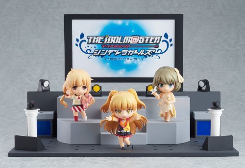 【中古】【非常に良い】ワンフェス2013 ねんどろいどぷちアイドルマスター シンデレラガールズ 杏 莉嘉 楓＆ライブステージセット