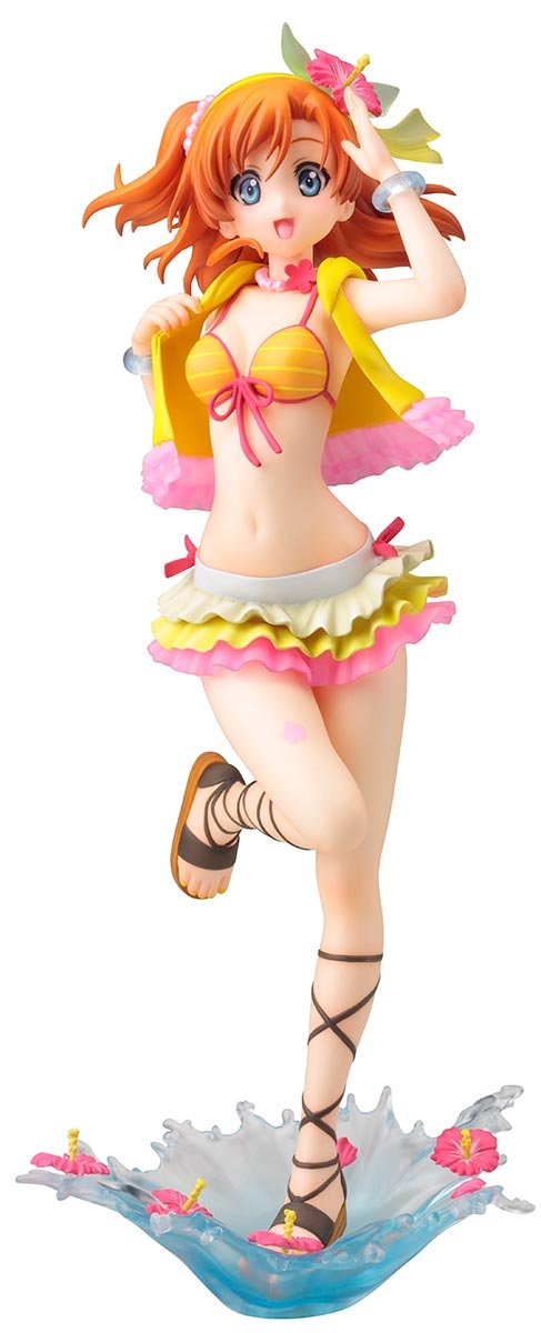 【中古】【非常に良い】コトブキヤ ラブライブ! School idol project 高坂穂乃果 -夏色えがおで12Jump!Ver. - 1/8スケール PVC製 塗装済み完成品フィギュア