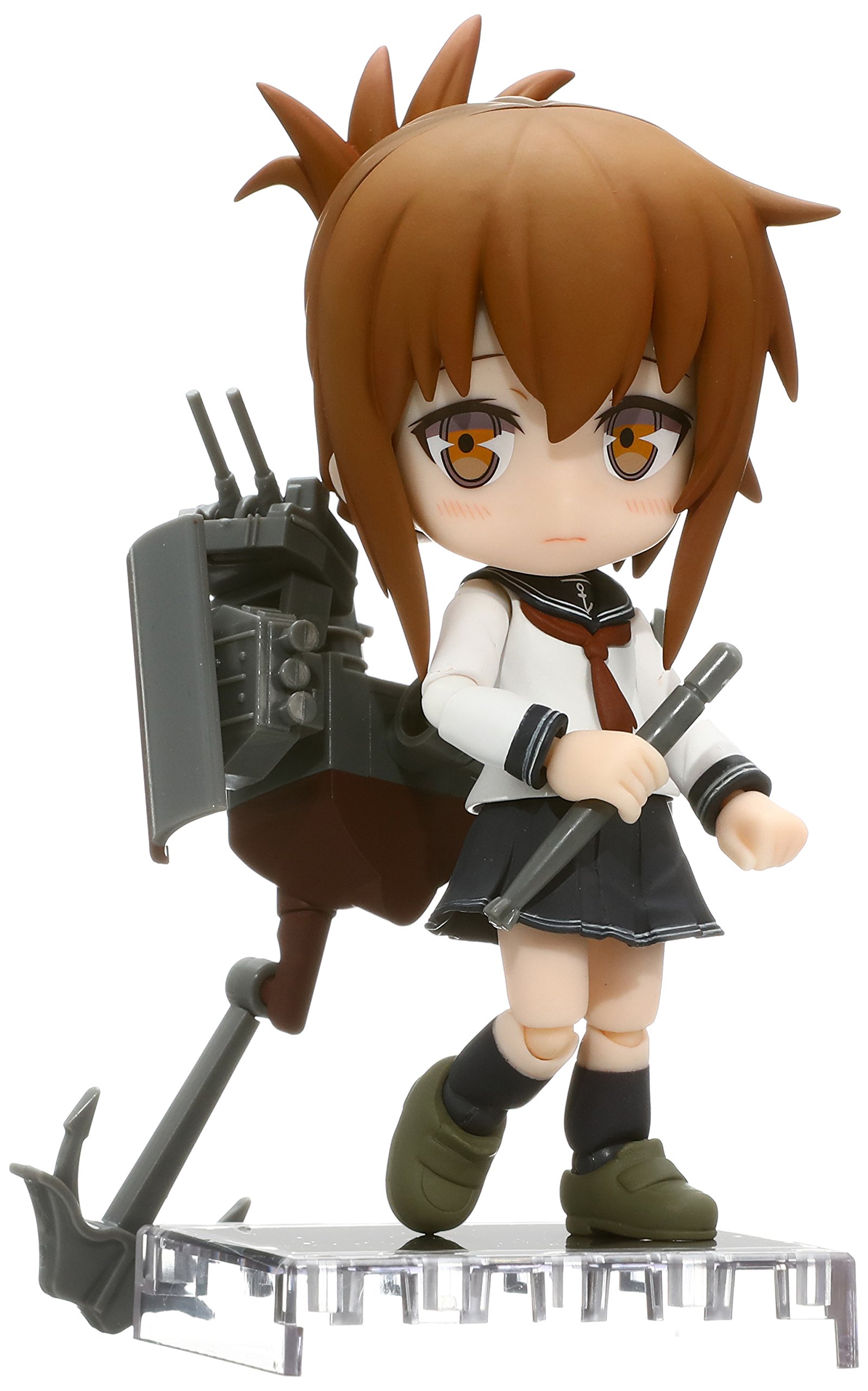 【中古】【非常に良い】コトブキヤ キューポッシュ 艦隊これくしょん -艦これ- 電 ノンスケール PVC製 塗装済み可動フィギュア
